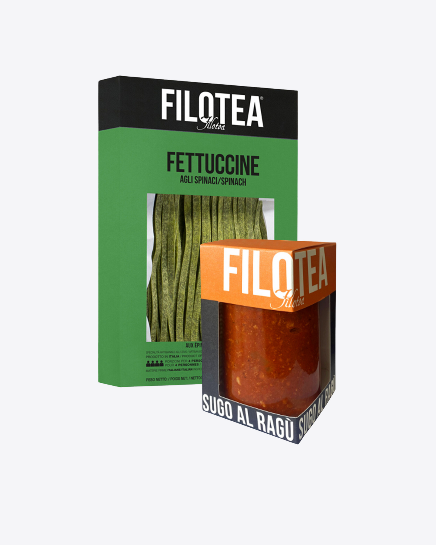Tobulas derinys: Fettuccine pasta su špinatais ir Ragù padažas