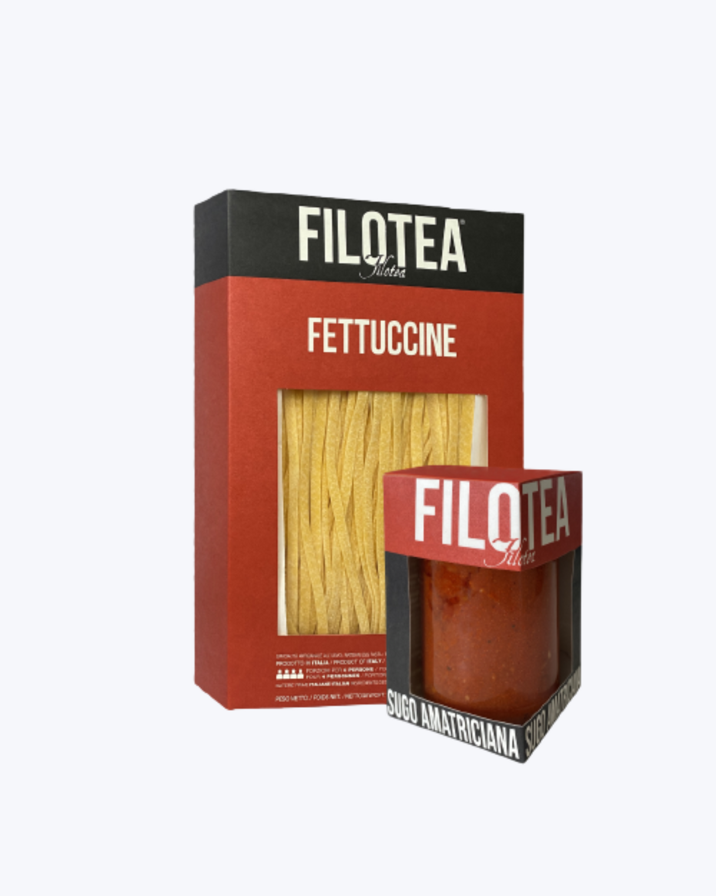 Tobulas derinys: Fettuccine pasta ir Amatriciana padažas